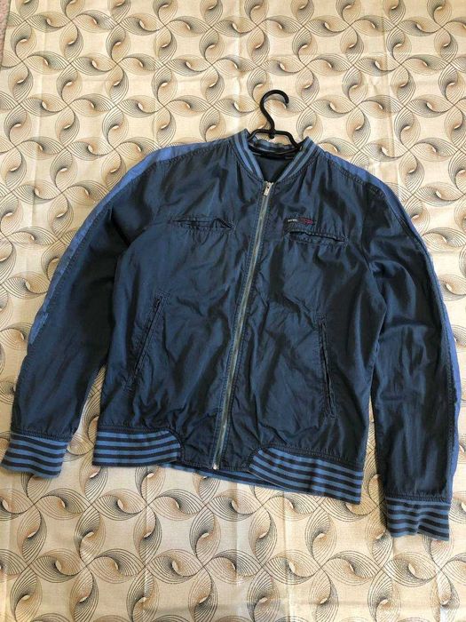 Стильная куртка бомбер Diesel оригинал L, легкая ветровка, брендовая, casual стиль, весна/осень