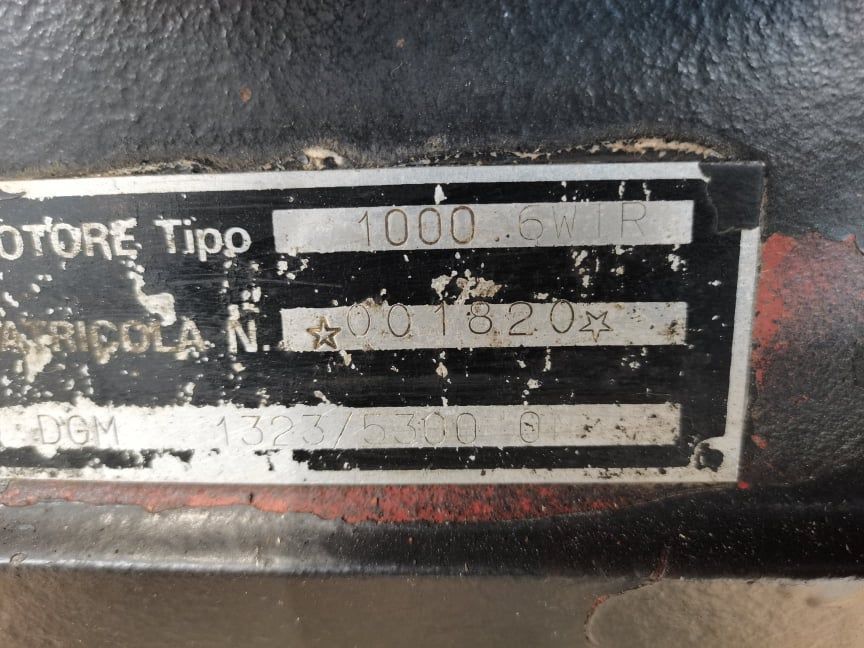 Głowica silnika Hurlimann 6190 Master Same 1000.6WTR