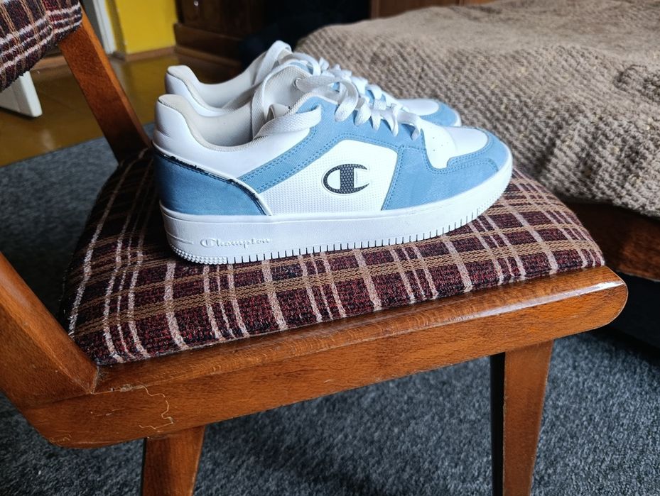 Buty  Champion Biało Niebiskie