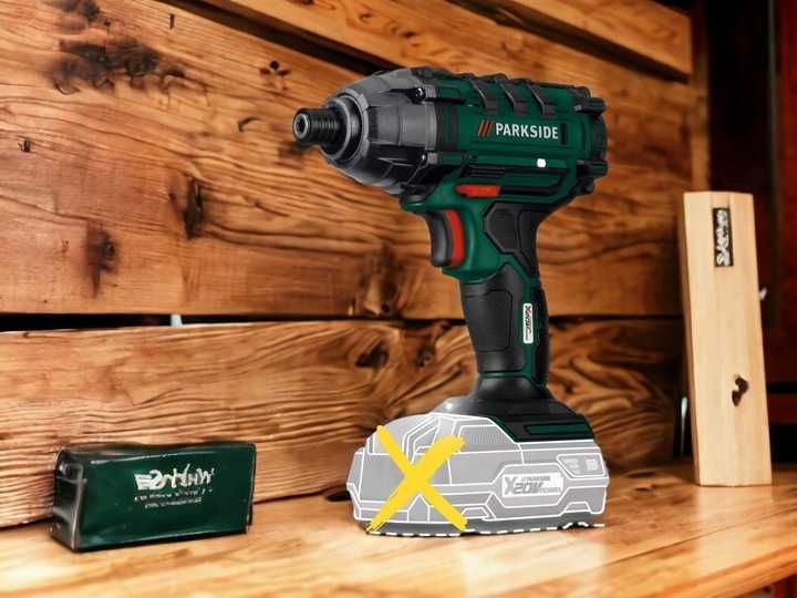 Klucz udarowy Parkside wkrętarka zakrętarka 180Nm akumulator ładowarka