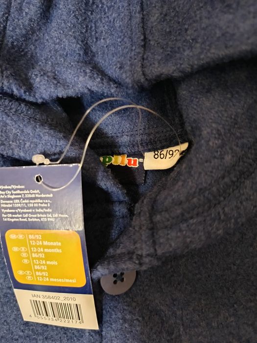 70% wełna kombinezon lupilu granatowy