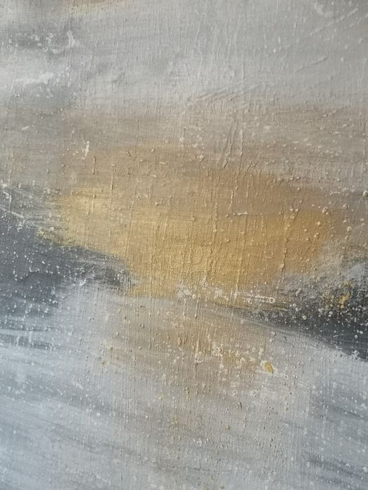 Obraz recznie malowany, abstrakcja, strukturalny