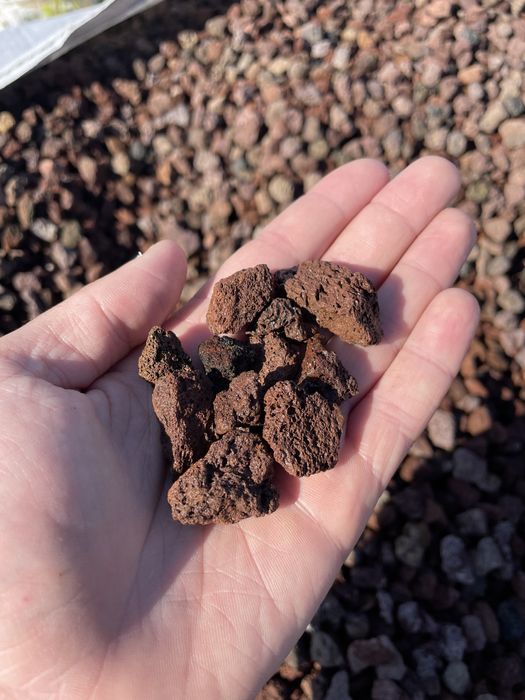 Grys LAWA WULKANICZNA - Lawa Łamana, Kamień do Akwarium Podłoże Lawowe