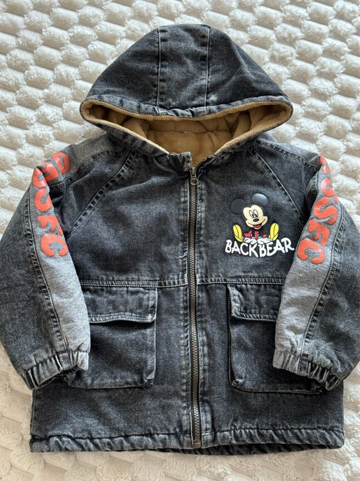 Утепленная джинсовая куртка