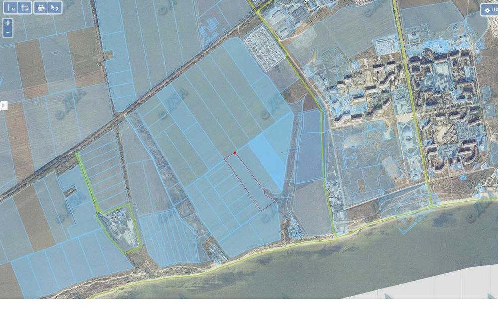 г. Южный. Продажа зем. участка рядом с морем 5,5 Га. БЕЗ %.