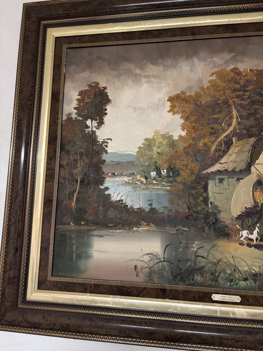 Quadro Oleo A Gomes