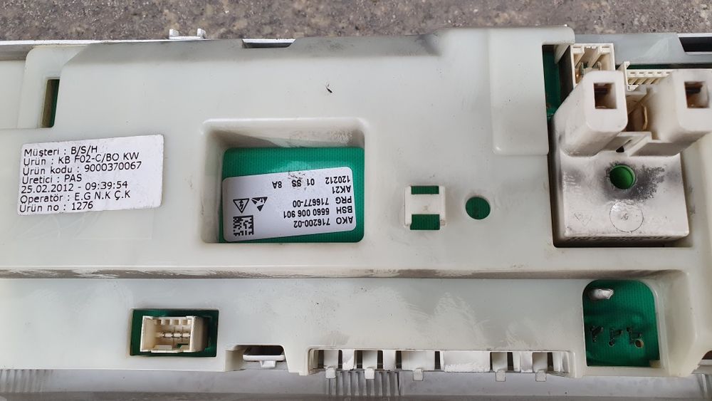Programator  pralki bosh x6 family