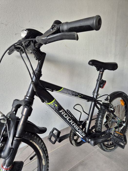 Rower dziecięcy B'Twin 20 cali Rockrider czarny Decathlon