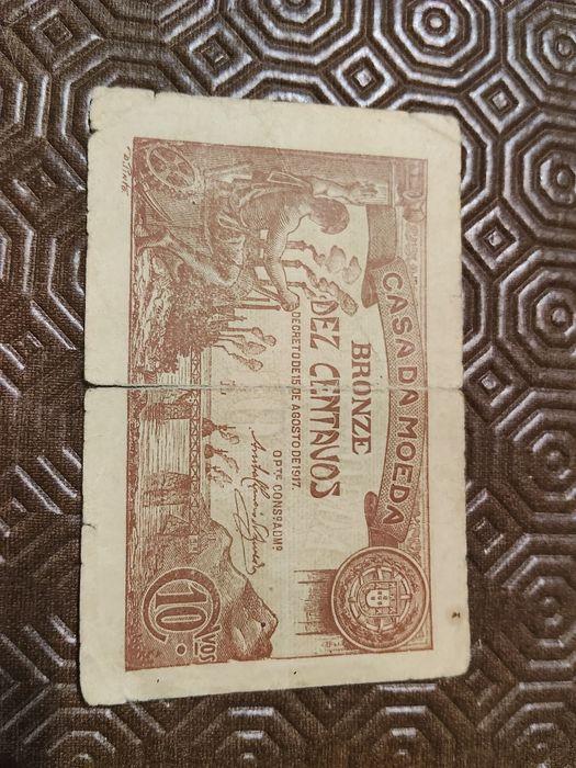 Vendo nota de 10 centavos