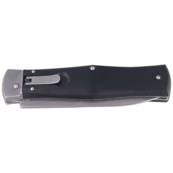 Nóż sprężynowy Mikov Predator Black ABS, (241-BH-1/STN/KLIP)