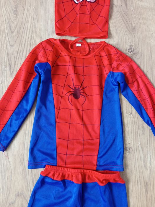 Przebranie strój karnawałowy Spiderman rozmiar 110/116