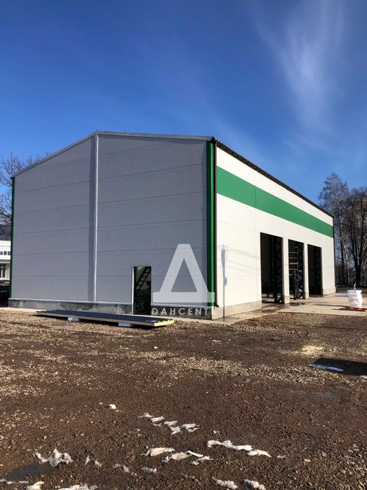 Ангар під ключ 18х42х5 Тепла будівля з сендвіч-панелей під замовлення