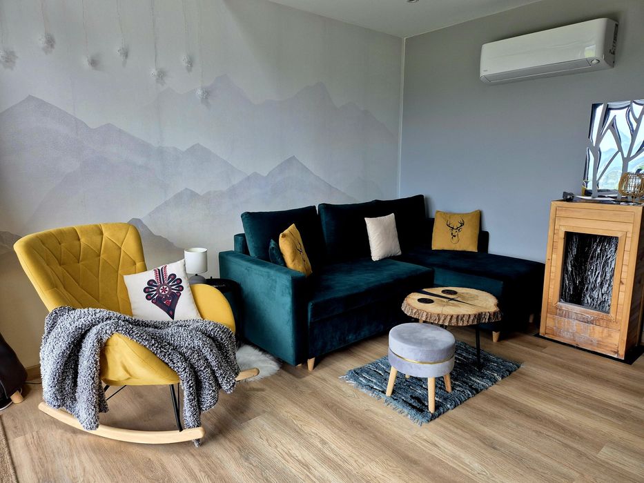 Domek w górach Pieniny Gorce Jezioro Czorsztyńskie z jacuzzi sauną wid