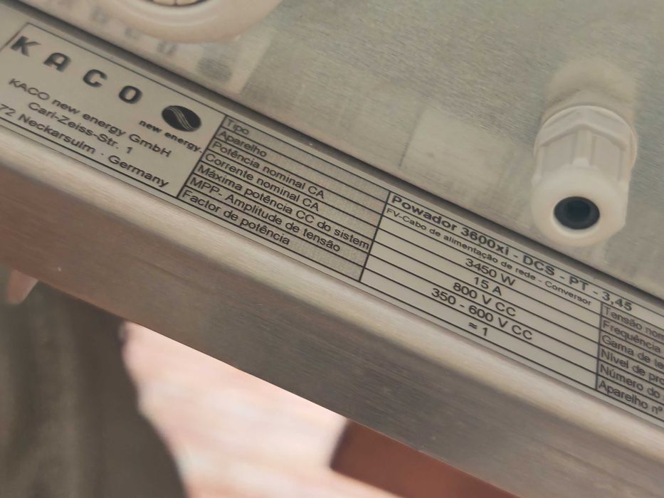 Inversor kaco 3600w