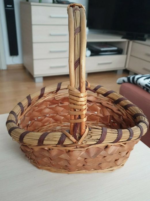 Koszyk wielkanocny wiklinowy