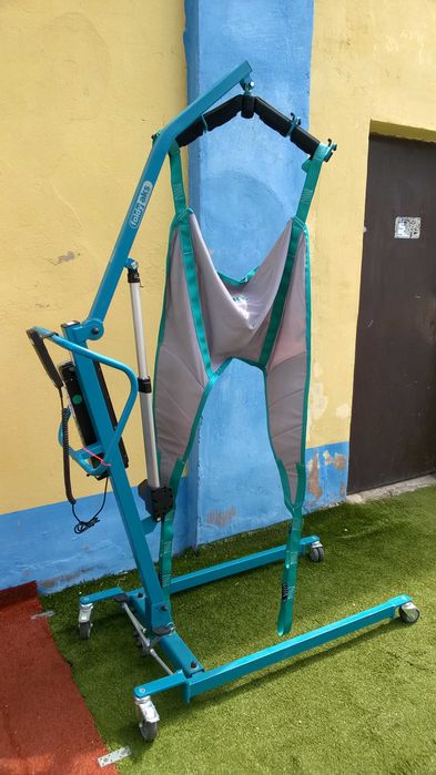 Podnośnik transportowy pacjenta AKS Foldy do 150kg. Dostawa Śląsk