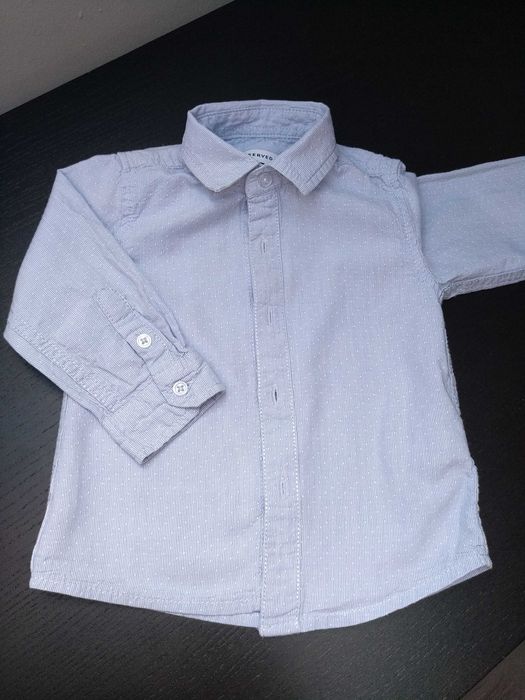 Reseved elegancka koszula niemowlęca z długim rękawem r. 68