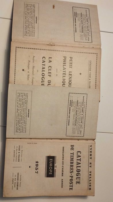 Catálogo Selos Yvert & Tellier - 2 volumes