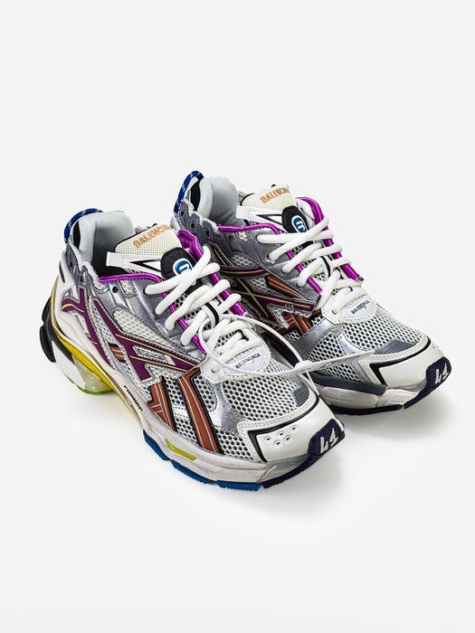 Кросівки Balenciaga Runner White/Pink premium | Кроссовки чоловічі жіночі