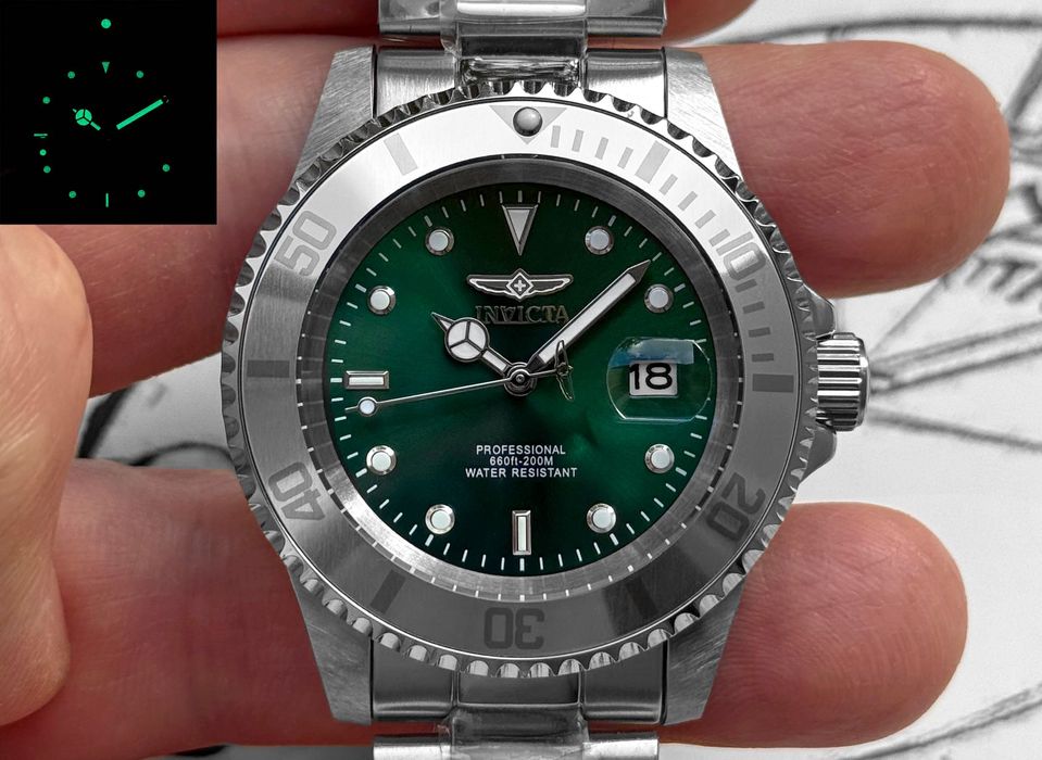 Годинник чоловічий Invicta 48402 Pro Diver 40 mm. 200 MT.