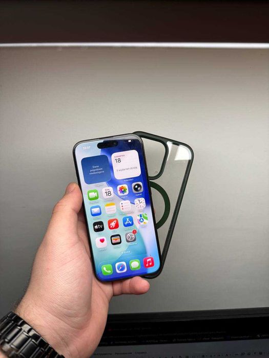 Apple iPhone 15 Pro Black TItanium idealny 128gb pamieci