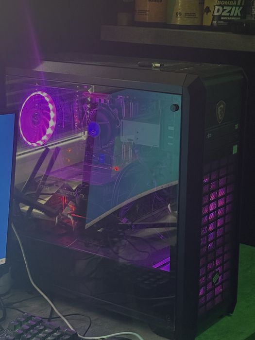Komputer Gamingowy i5-8400 | GTX 1660 MSI | 16GB RAM | Szybki SSD + 1TB | RGB