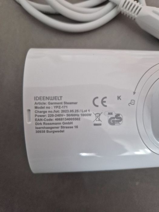 Parownica, steamer do ubrań Ideenwelt