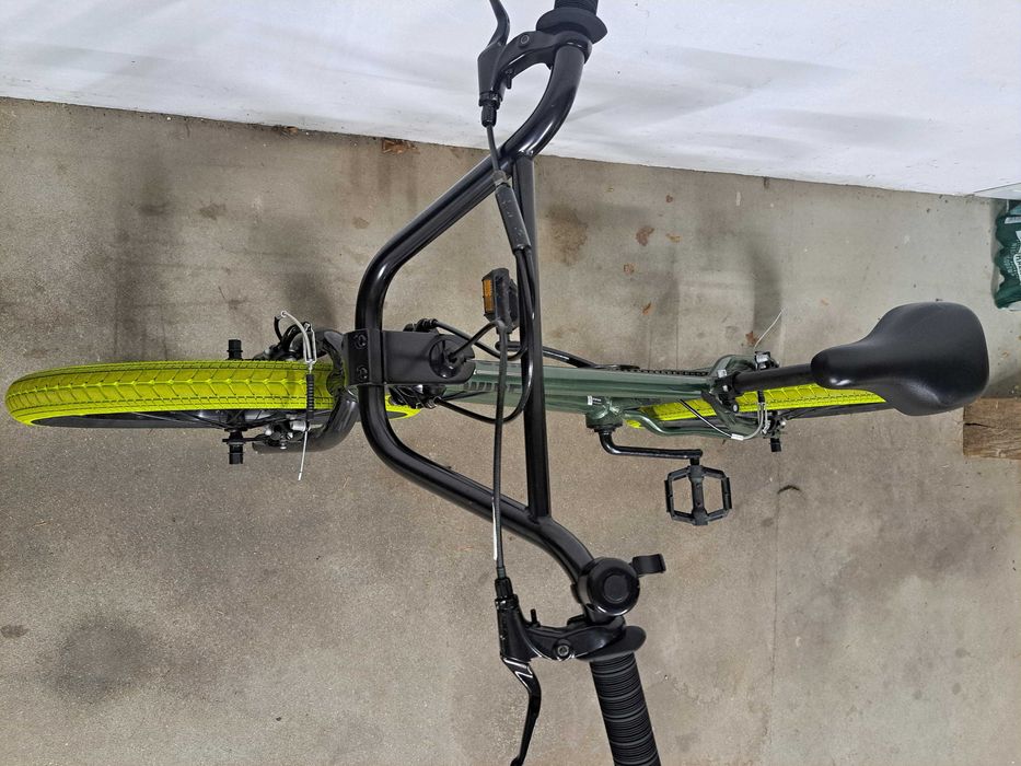 Rower bmx wipe 500 zielony