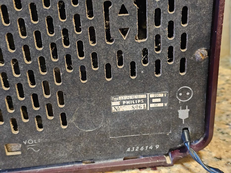 Rádio Philips anos 50/60