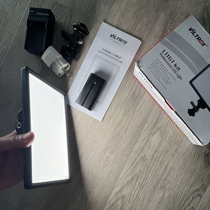 Kit Luz LED profissional Viltrox L116T