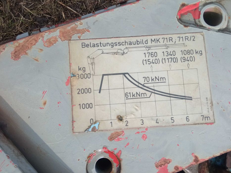 Żuraw hydrauliczny HDS