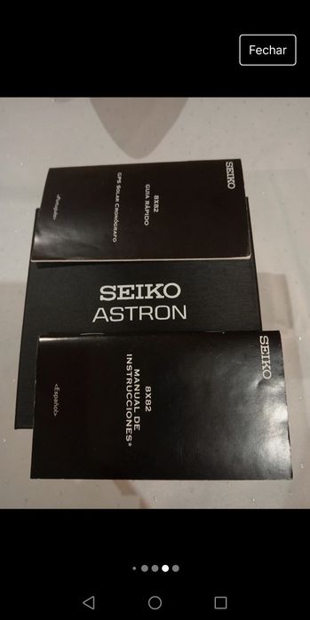 Vendo seiko astron como novo