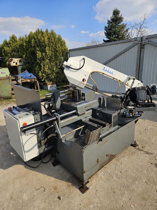 Piła taśmowa automatyczna z podajnikiem oraz kątami +-65 stopni