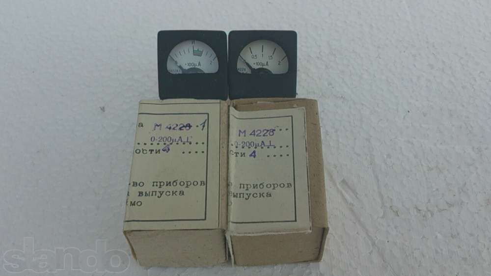 Микроамперметры М4228, М4228.1, М1690А.76, микросхемы