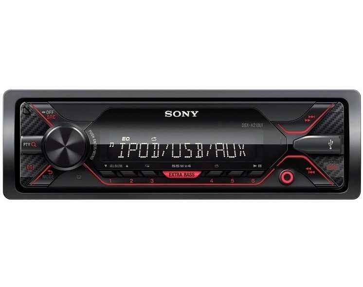 RADIO-Smatphone-iPhone-iPod RDS Text AUX USB2.0 SONY DSX-A210UI XPlod 4x55W Player-MP3-WMA-FLAC Equalizer-EQ10 Extra-BASS Karaoke Subwoofer 2RCA 2DIN