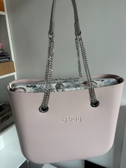 Komplet obag o bag standard classic rosa smoke pudrowy róż