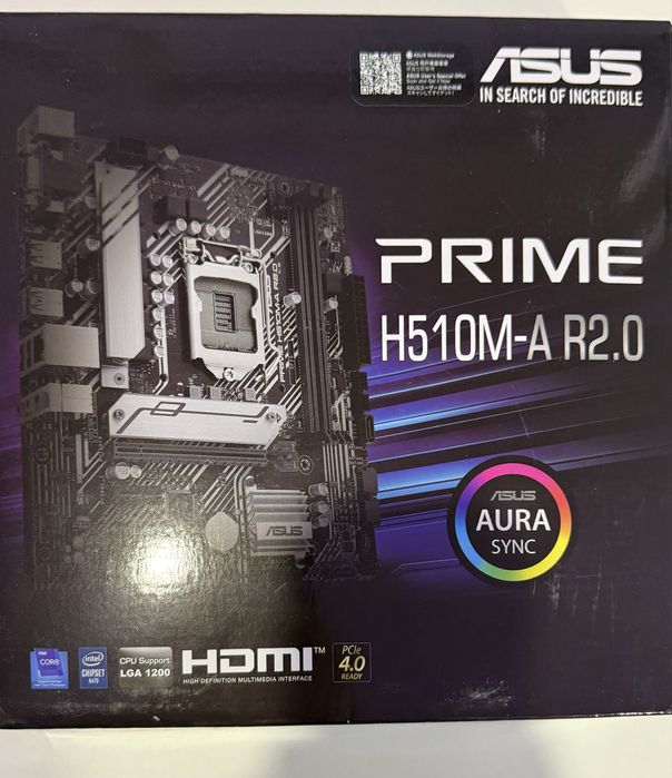 Материнская плата asus PRIME H410M-A R2.0
