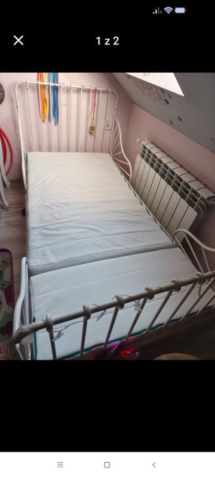 Łóżko Ikea dziecięce rozsuwane