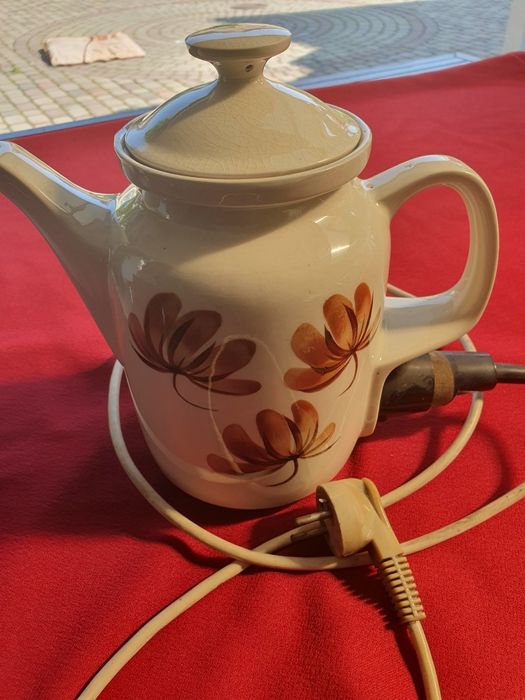 Czajnik PRL ekektryczny Kamionka kamionkowy sprawny