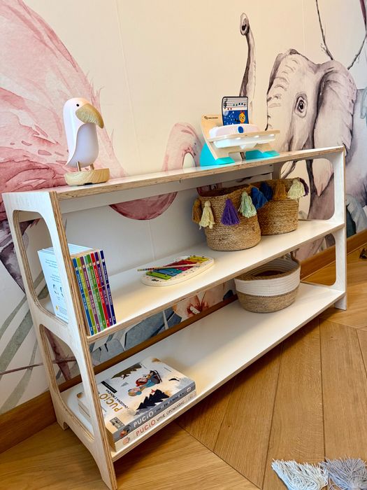 Regał Montessori dla dzieci - HINGI Ori 3 półkowy