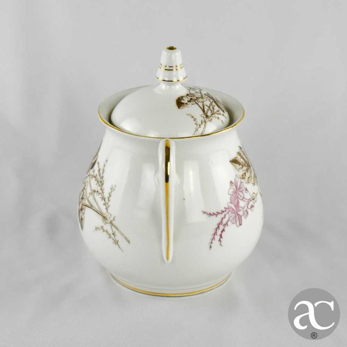 Açucareiro em porcelana Vista Alegre, finais do séc. XIX