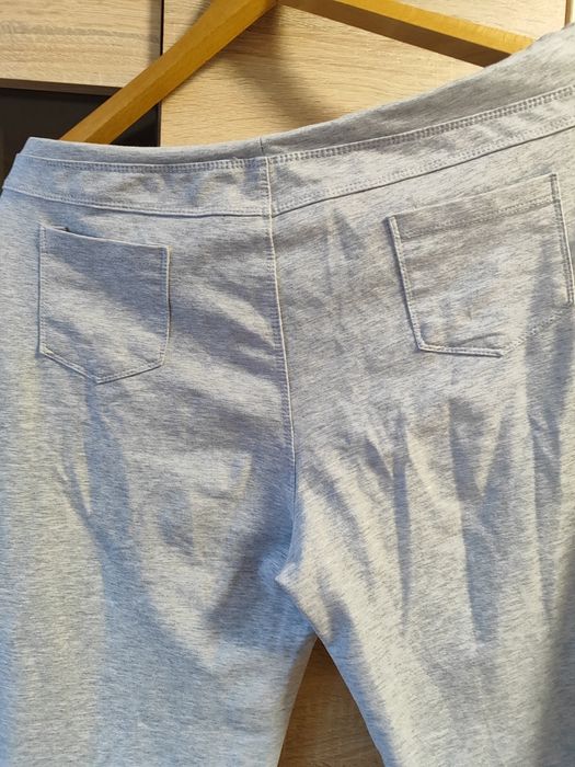 Spodnie dresowe damskie jasnoszare 2XL
