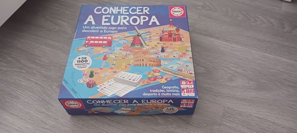 Jogo "Conhecer A Europa"
