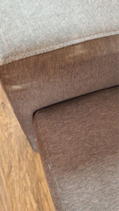 Sofa rozkładana brązowa