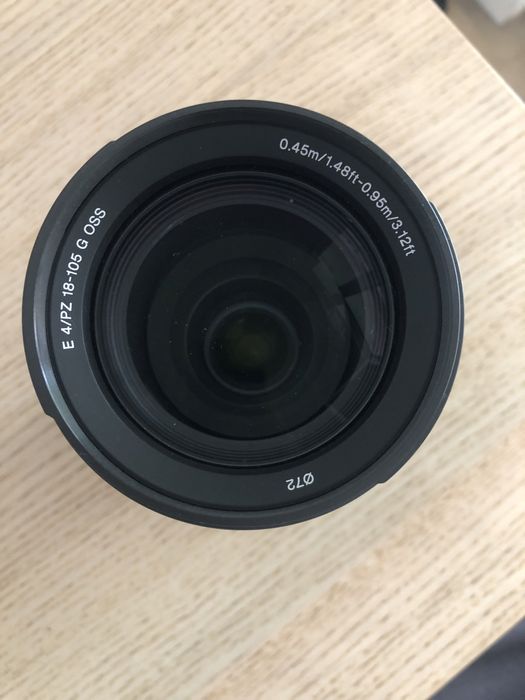 Objetiva Sony E PZ 18-105mm F4 G OSS - Lente com estabilizador