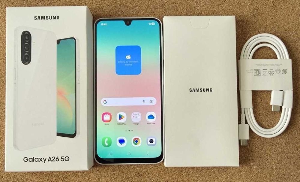 Samsung Galaxy A26 5G SM-A266 B/DS 6GB/128GB Biały Nowy Gwarancja