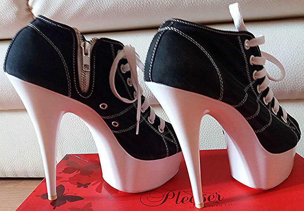 Стрипы единички Pleaser Ботинки размер 39-40 Стріпи одинички Черевики Стрипи