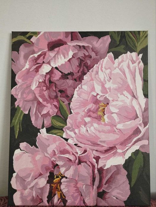 Картина за номерами готова "Магія квітів"