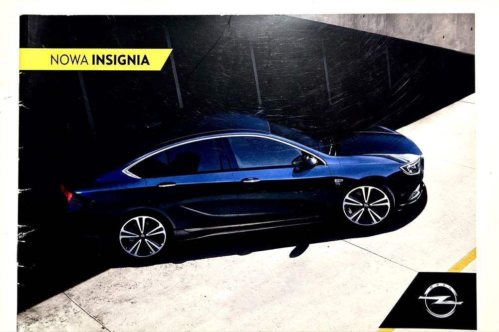Opel Insignia Prospekt Katalog Język Polski