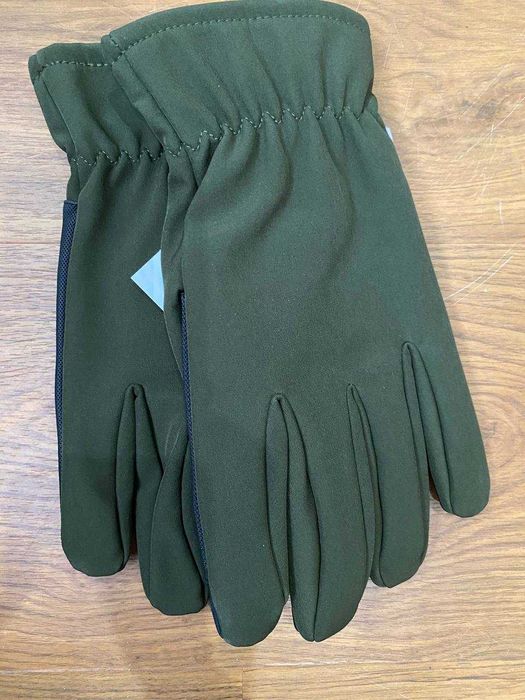 Зимові рукавиці Mil-Tec Softshell Thinsulate Олива L, XLЧорні S